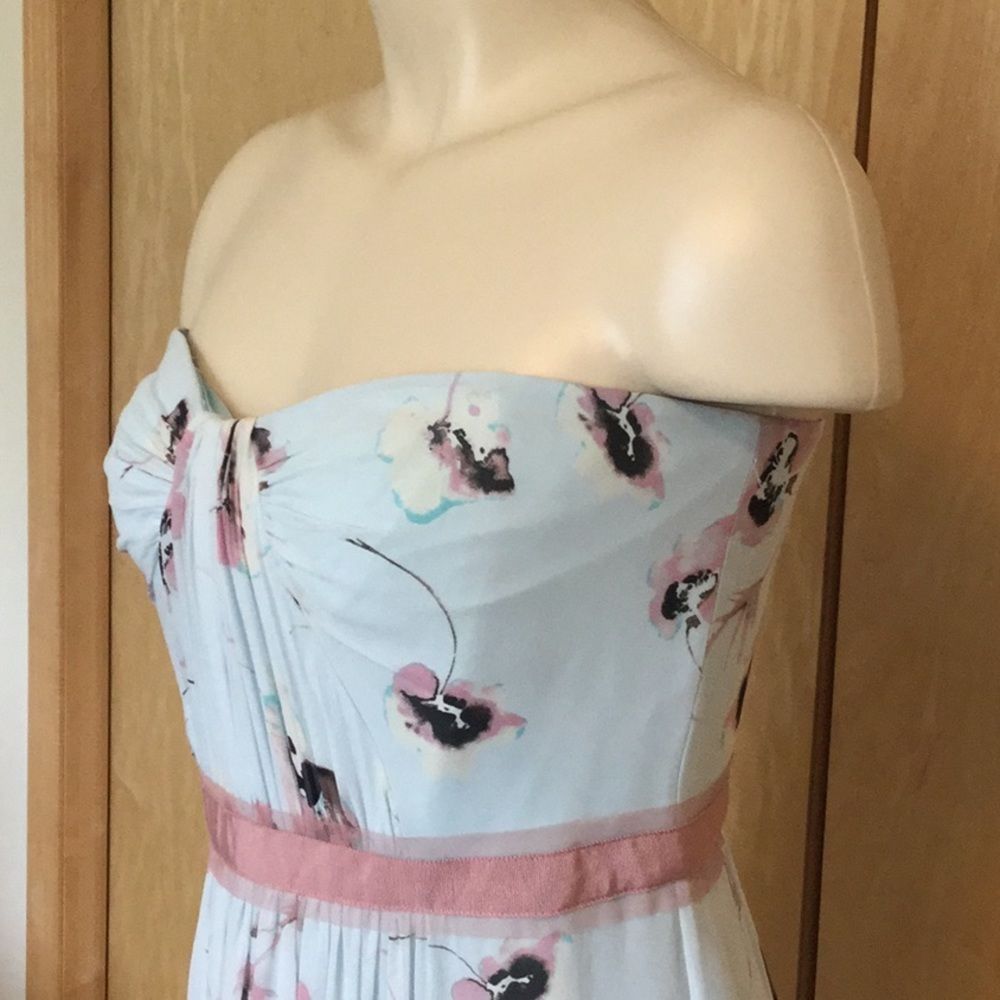BCBGMAXAZRIA Floral Strapless Dress - Picture 3 of 9